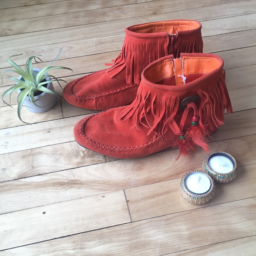 🍊Boho Booties